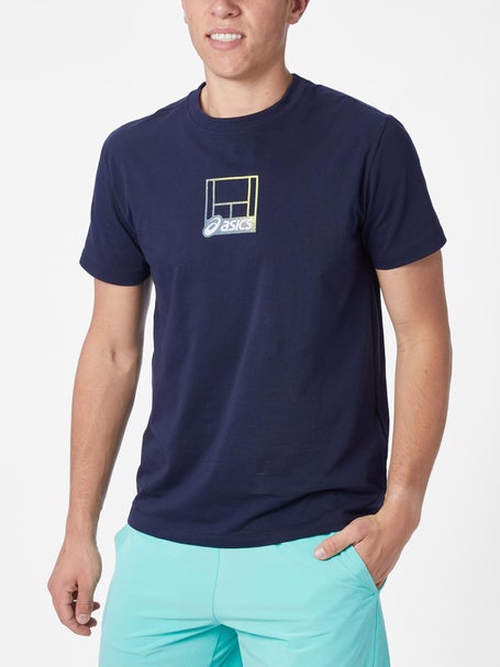 Asics Mens Core Court Graphic T-Shirt Navy