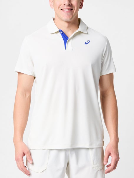 Asics Mens Core Court Polo White/Royal