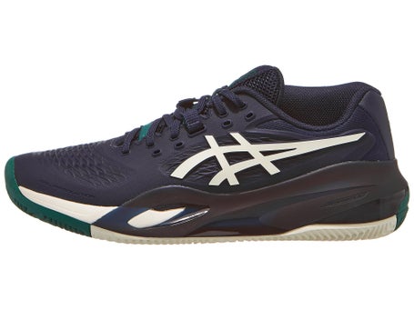 Chaussures Homme Asics Gel Resolution X Midnight Cream TERRE BATTUE