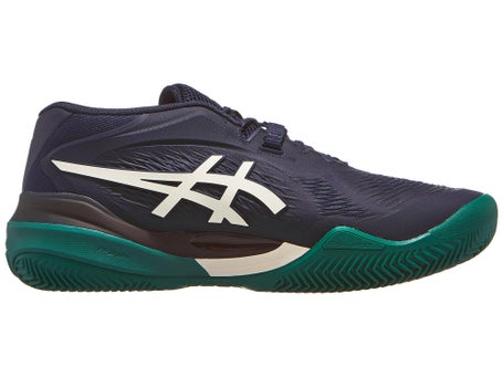 Chaussures Homme Asics Gel Resolution X Midnight Cream TERRE BATTUE