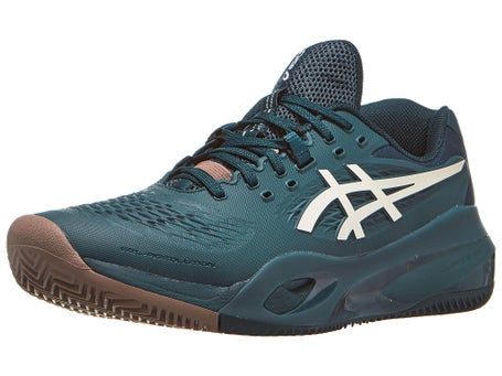 Chaussures Homme Asics Gel Resolution X Green Birch TERRE BATTUE