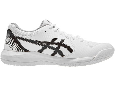 Scarpe Asics Gel Dedicate 8 Bianco Nero Uomo TUTTE LE SUPERFICI
