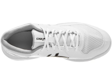 Scarpe Asics Gel Dedicate 8 Bianco Nero Uomo TUTTE LE SUPERFICI