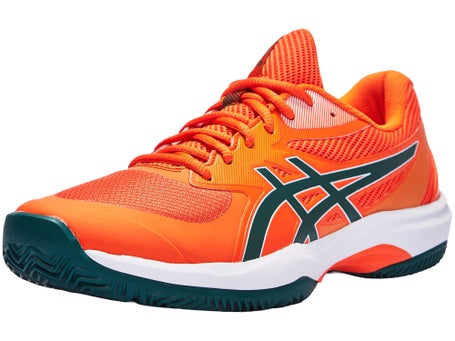 Asics Gel Game FF Padel\Orange/Jewel Green Mens Shoes