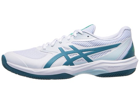Asics Gel Game FF Padel Herrenschuh Weiß Misty Pine