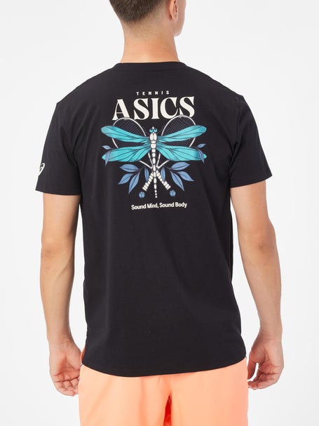 Asics Mens Game Seasonal Graphic T-Shirt Black