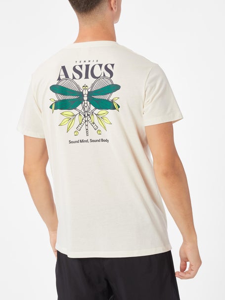Asics Mens Game Seasonal Graphic T-Shirt Beige