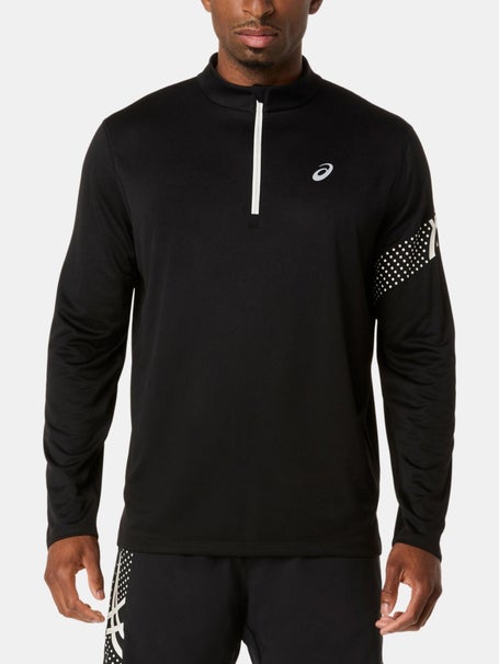 ASICS Mens Icon 1/2 Zip Long Sleeve Top