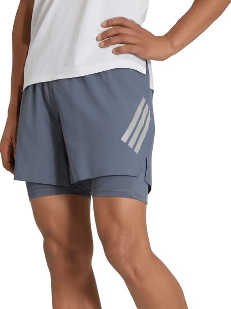 adidas Mens adi365 Run Formotion Iconic 2in1 Short