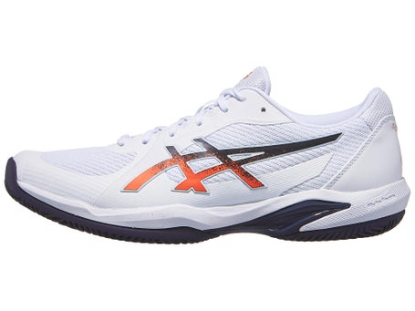 Zapatillas hombre Asics Solution Swift FF 2 Blanco Naranja TIERRA BATIDA