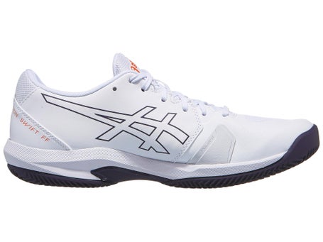 Zapatillas hombre Asics Solution Swift FF 2 Blanco Naranja TIERRA BATIDA