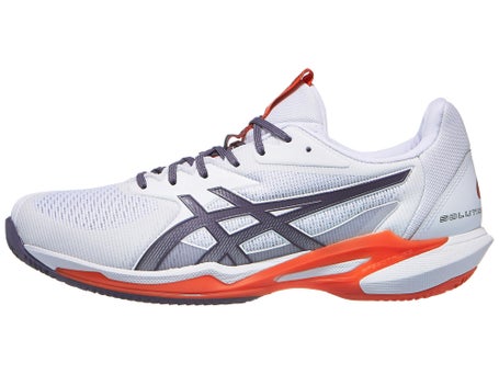 Scarpe Asics Solution Speed FF 3 Bianco Viola Uomo TERRA BATUTA