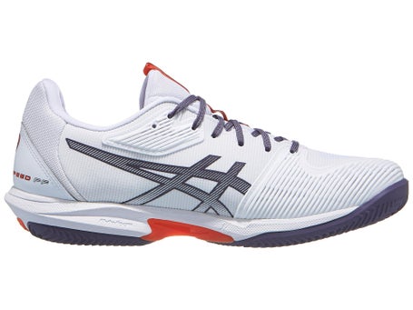 Scarpe Asics Solution Speed FF 3 Bianco Viola Uomo TERRA BATUTA