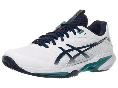 Asics Solution Speed FF 4 SANDPLATZ Herrenschuh Weiß Midnight