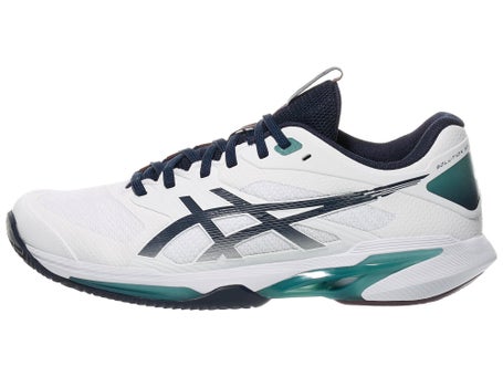 Asics Solution Speed FF 4 SANDPLATZ Herrenschuh Weiß Midnight