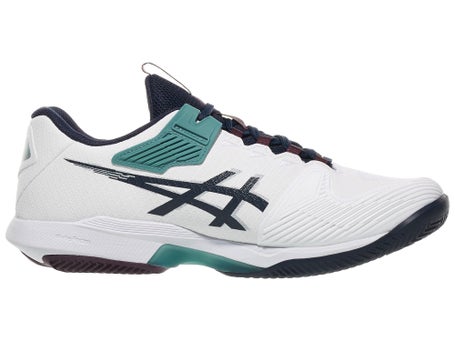 Asics Solution Speed FF 4 SANDPLATZ Herrenschuh Weiß Midnight
