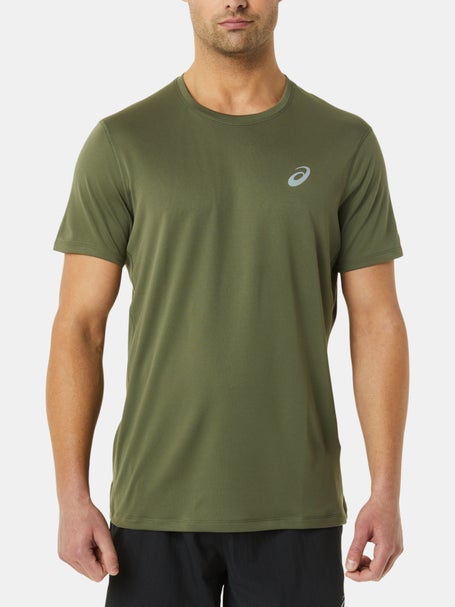 asics running t shirt mens