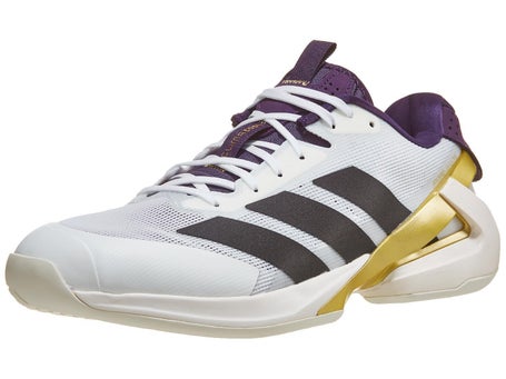 adidas adizero Ubersonic 5 ALLCOURT Herrenschuh Weiß Schwarz Pflaume