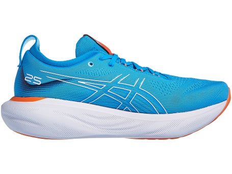 ASICS GEL-Nimbus 25 Men's Island Blue/Sun Peach – Holabird Sports