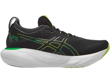 ASICS Gel Nimbus 25 Men's Shoes Black/Lime Zest - Running