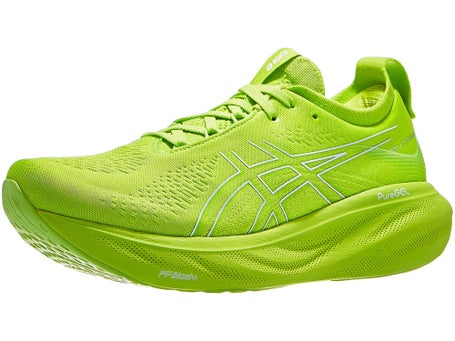 ASICS Gel Nimbus 25 Men's Shoes Lime Zest/White - Running