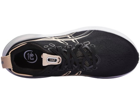 Zapatillas hombre ASICS Gel Nimbus 28 Black Feather Grey AJUSTE ANCHO
