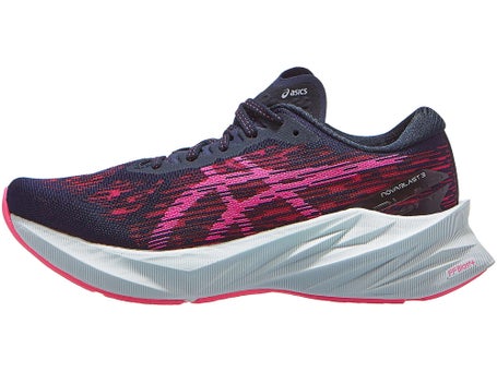  ASICS Women's NOVABLAST 3 LE Running Shoes, 5, Indigo  Blue/Papaya