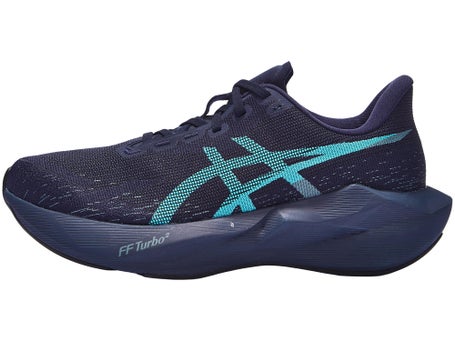 ASICS Novablast 6\Mens Shoes\Midnight/Energy Aqua