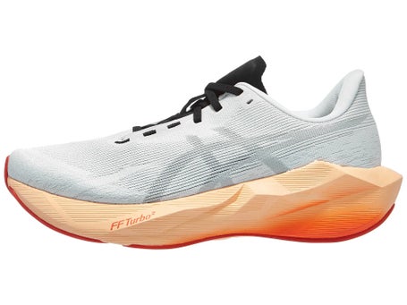 ASICS Novablast 6\Mens Shoes\White/Orange Glow