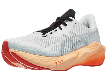 ASICS Novablast 6\Mens Shoes\White/Orange Glow