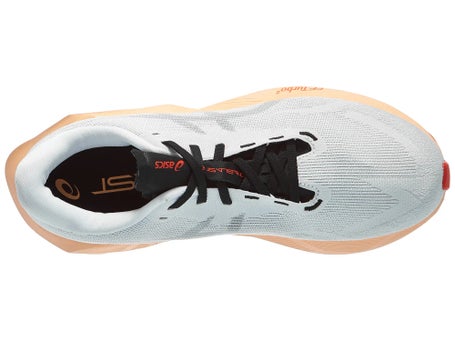 ASICS Novablast 6\Mens Shoes\White/Orange Glow