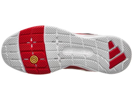 Scarpe adidas Crazyquick Boost Bianco Nero Rosso Uomo PADEL