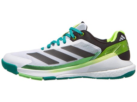 Chaussures Homme adidas Crazyquick Boost Wht Blk Green PADEL