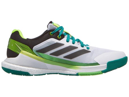 Chaussures Homme adidas Crazyquick Boost Wht Blk Green PADEL