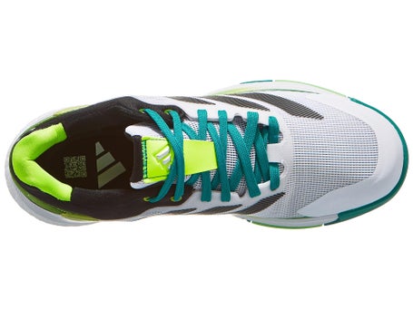 Chaussures Homme adidas Crazyquick Boost Wht Blk Green PADEL