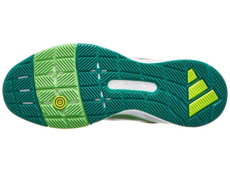 Chaussures Homme adidas Crazyquick Boost Wht Blk Green PADEL