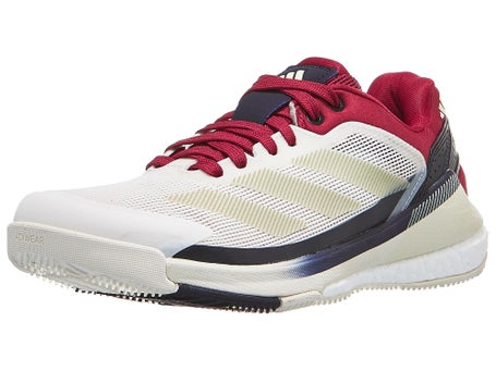 adidas Crazyquick Boost Padel Damenschuh Weiß Beige Rot