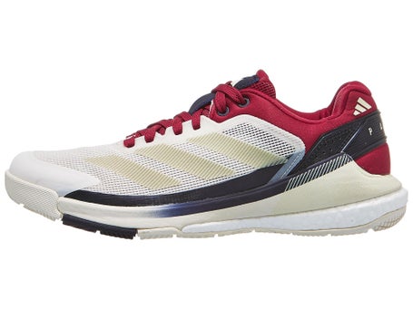 adidas Crazyquick Boost Padel Damenschuh Weiß Beige Rot