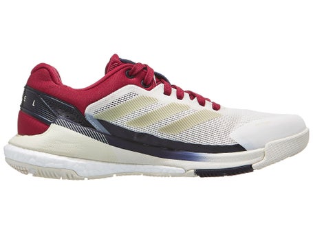 adidas Crazyquick Boost Padel Damenschuh Weiß Beige Rot
