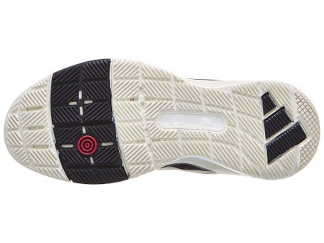 adidas Crazyquick Boost Padel Damenschuh Weiß Beige Rot