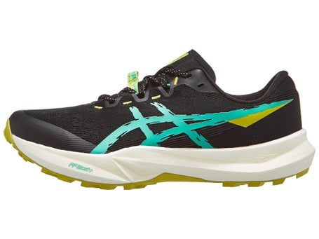 ASICS Fuji Lite 6\Mens Shoes\Black/Aurora Green