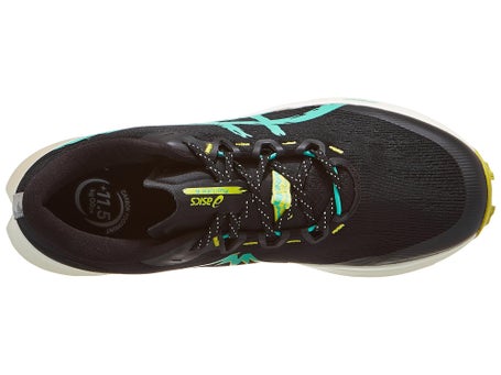 ASICS Fuji Lite 6\Mens Shoes\Black/Aurora Green
