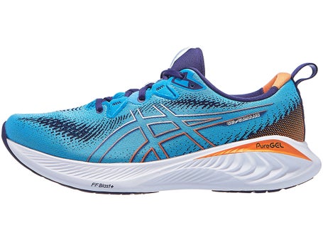 Zapatillas hombre ASICS Gel Cumulus 25 Azul/Amarillo - Running Warehouse  Europe