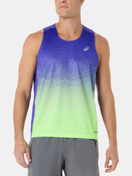 ASICS Mens Road Fade Singlet