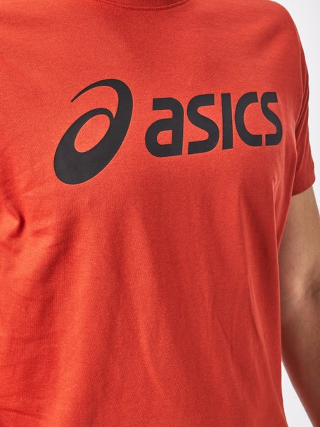 Asics Men's Logo T-Shirt Red Running Warehouse Europe