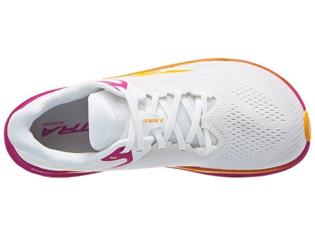 Altra Torin 8\Womens Shoes\White/Orange