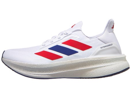 adidas Ultraboost 5X\Mens Shoes\Cloud White/Blue/Ruby