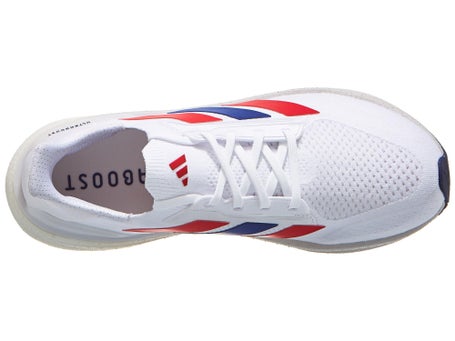 adidas Ultraboost 5X\Mens Shoes\Cloud White/Blue/Ruby