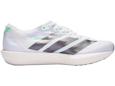 adidas Adizero adios 9\Womens Shoes\White/Metal/Mint