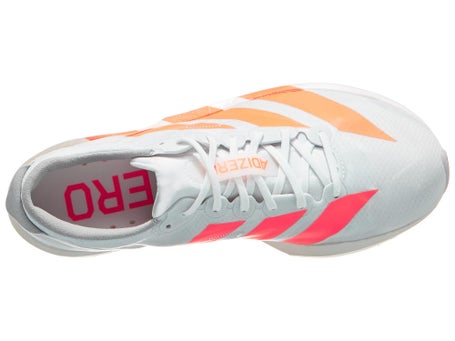 adidas Adizero adios 9 Damen Laufschuhe Weiß Orange Rot